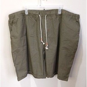 Sailwind Shorts Casual Drawstring Summer Beach Shorts Mens 3XL Olive
